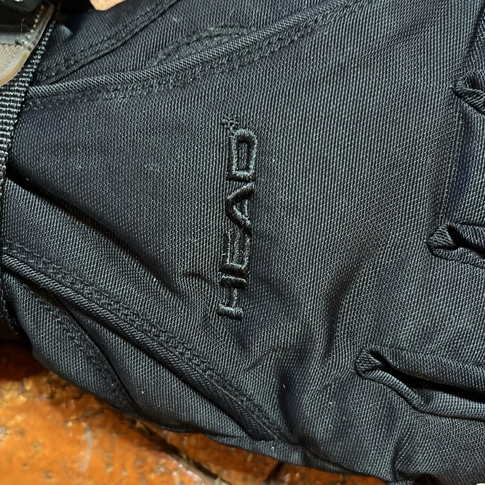 Head brand gloves black Large with velcro closure compartment. 2293 - Picture 4 of 7